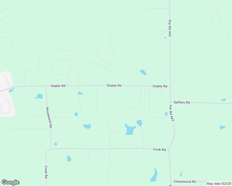 map of restaurants, bars, coffee shops, grocery stores, and more near Wildflower Drive in Ruston