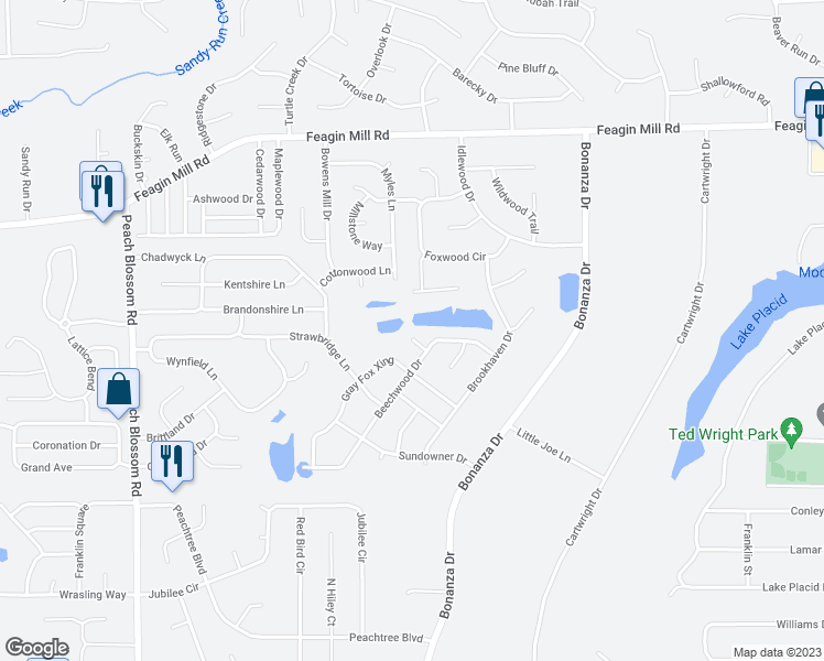 map of restaurants, bars, coffee shops, grocery stores, and more near 104 Driftwood Court in Bonaire