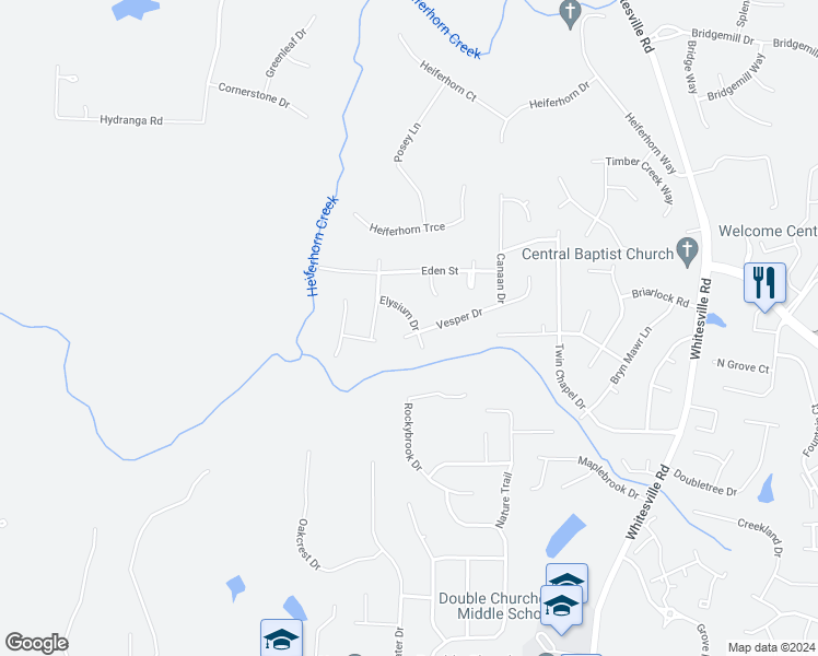 map of restaurants, bars, coffee shops, grocery stores, and more near 946 Elysium Drive in Columbus