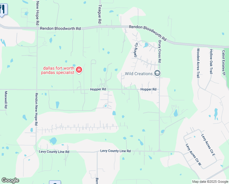 map of restaurants, bars, coffee shops, grocery stores, and more near 6460 Oak Hollow Drive in Burleson