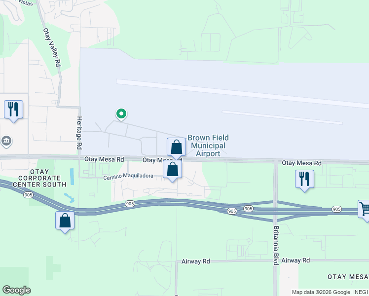 map of restaurants, bars, coffee shops, grocery stores, and more near 1424 Continental Street in San Diego
