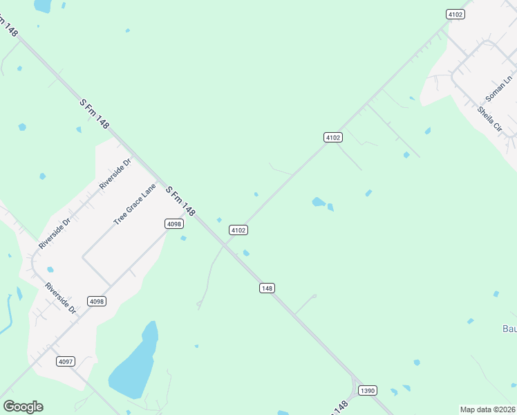 map of restaurants, bars, coffee shops, grocery stores, and more near 5162-5698 County Road 4102 in Kaufman