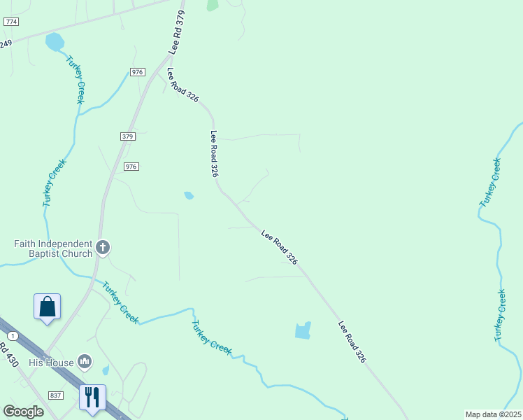map of restaurants, bars, coffee shops, grocery stores, and more near 1180 Lee Road 326 in Smiths Station