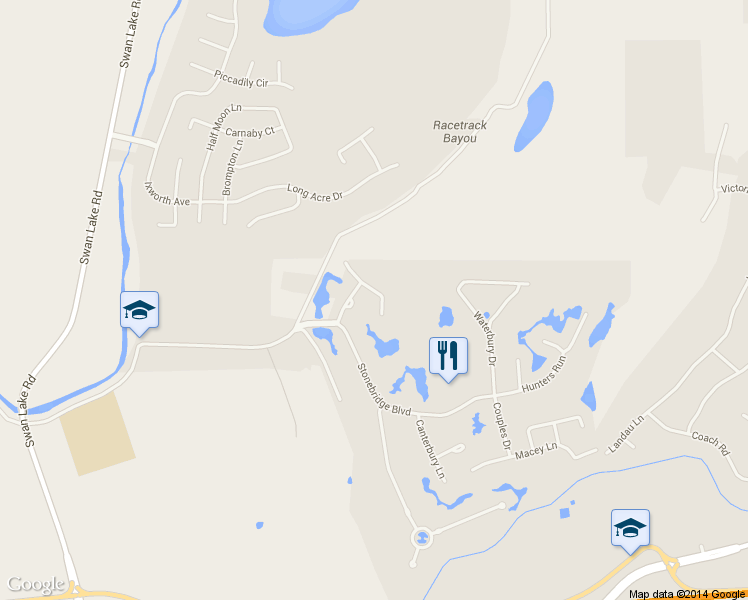 map of restaurants, bars, coffee shops, grocery stores, and more near 308 Bridgepoint Circle in Bossier City