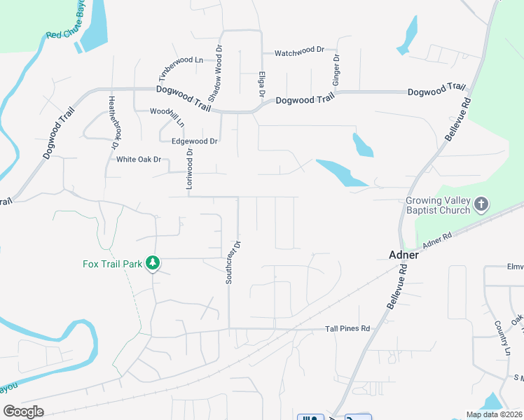 map of restaurants, bars, coffee shops, grocery stores, and more near 2640 Beaverwood Circle in Haughton