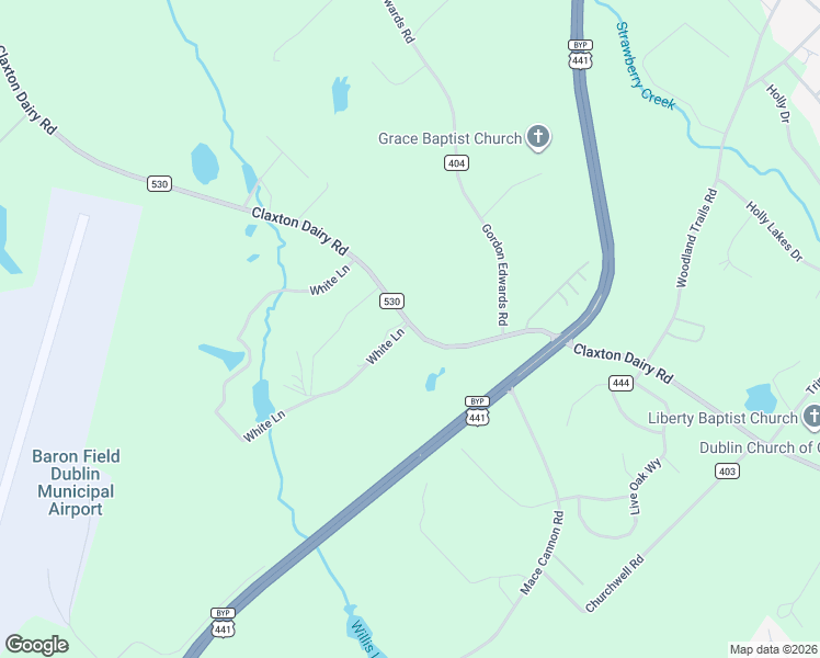 map of restaurants, bars, coffee shops, grocery stores, and more near 2200 Claxton Dairy Road in Dublin