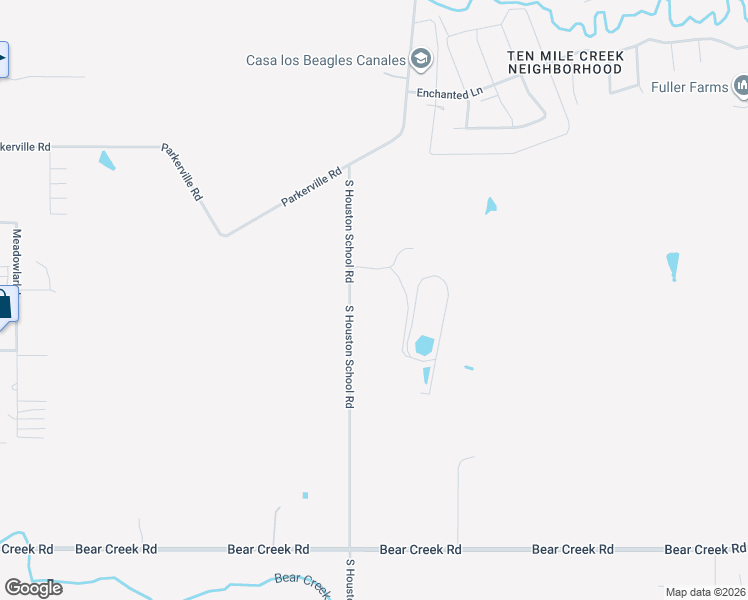map of restaurants, bars, coffee shops, grocery stores, and more near 1524 South Houston School Road in Lancaster