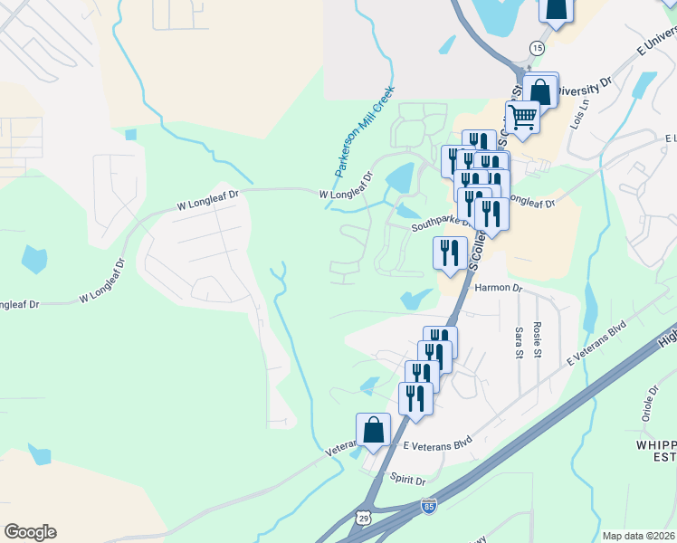 map of restaurants, bars, coffee shops, grocery stores, and more near 246 Lake St in Auburn
