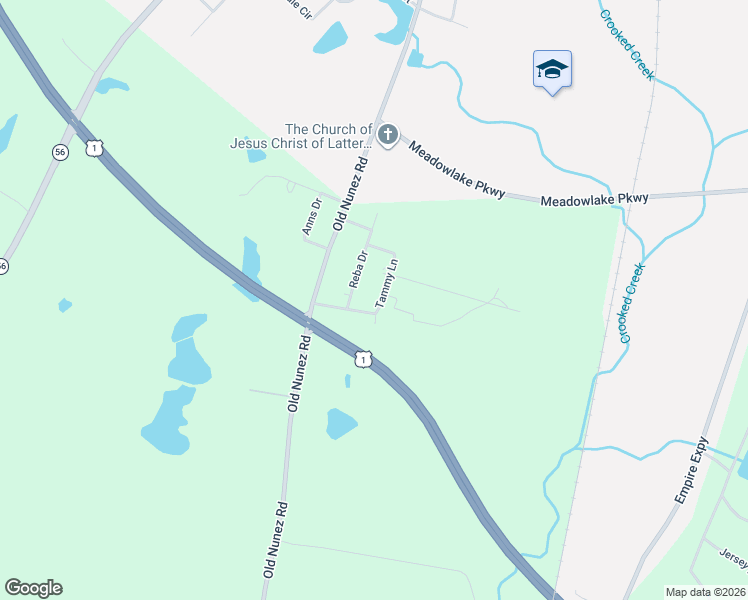 map of restaurants, bars, coffee shops, grocery stores, and more near 124 Tammy Lane in Swainsboro