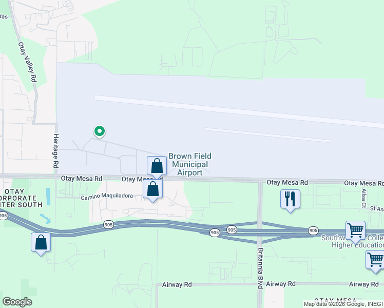 map of restaurants, bars, coffee shops, grocery stores, and more near 1424 Continental Street in San Diego