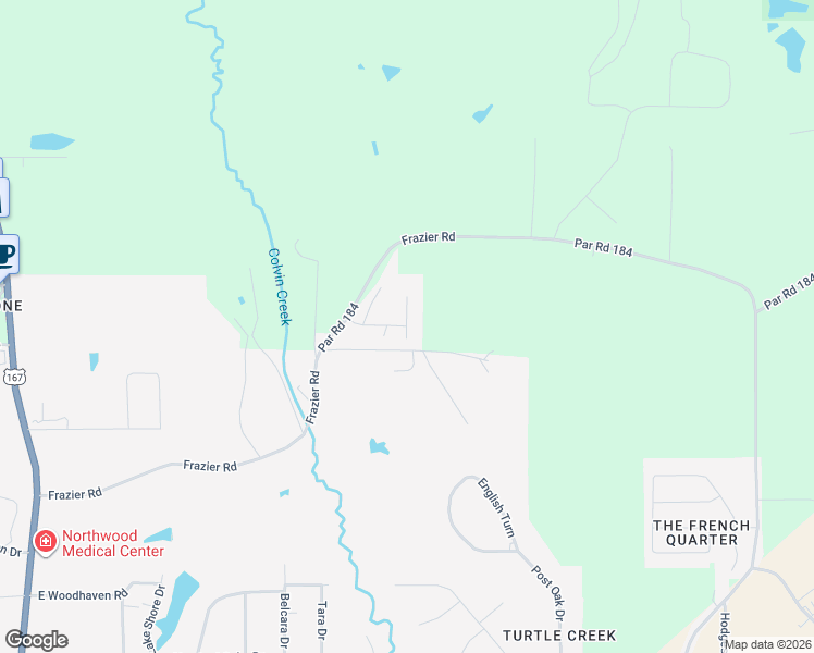 map of restaurants, bars, coffee shops, grocery stores, and more near 3798 High Pointe Drive in Ruston