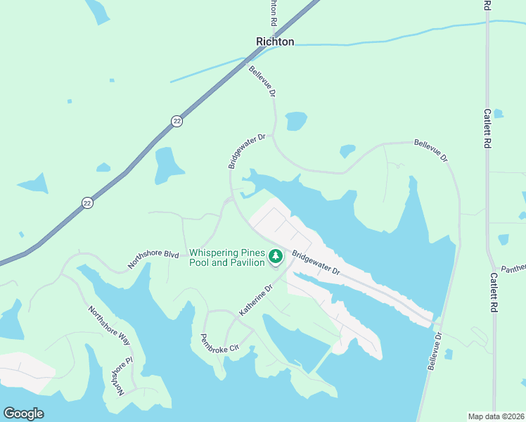 map of restaurants, bars, coffee shops, grocery stores, and more near 315 Bellevue Drive in Madison