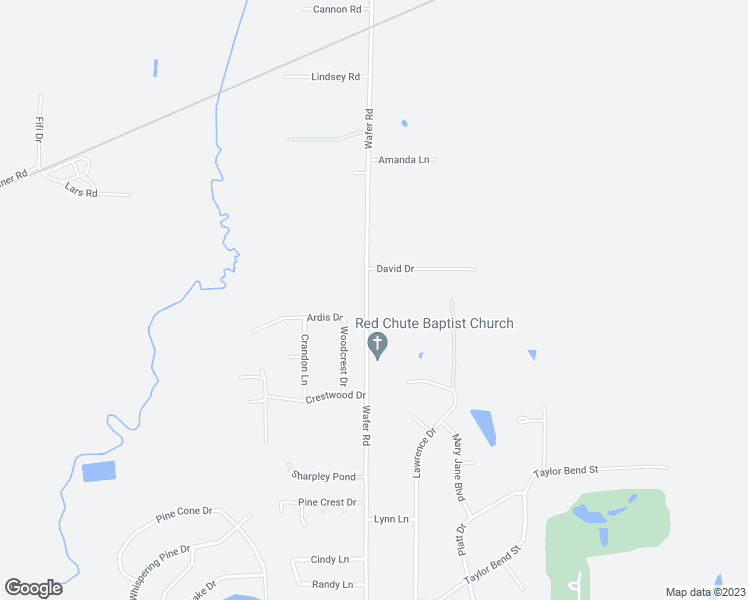 map of restaurants, bars, coffee shops, grocery stores, and more near 1371 Wafer Road in Haughton