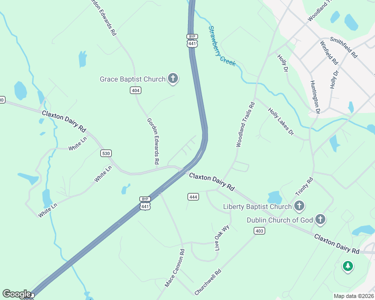 map of restaurants, bars, coffee shops, grocery stores, and more near 2185 Claxton Dairy Road in Dublin