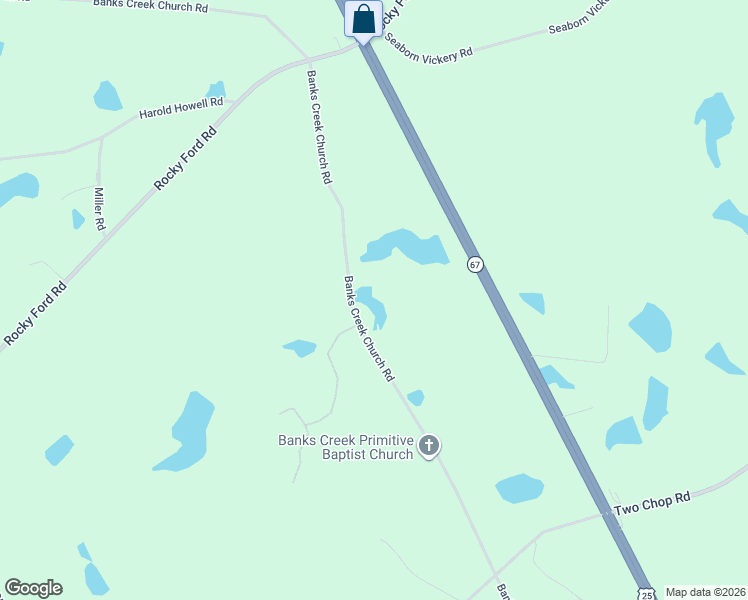 map of restaurants, bars, coffee shops, grocery stores, and more near 2308 Banks Creek Church Road in Portal