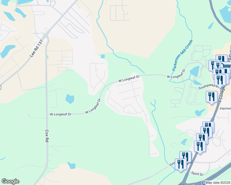 map of restaurants, bars, coffee shops, grocery stores, and more near 744 Ethan Lane in Auburn