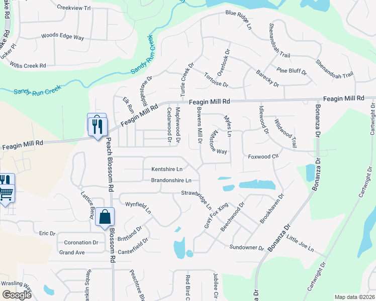 map of restaurants, bars, coffee shops, grocery stores, and more near 103 Ironwood Drive in Bonaire