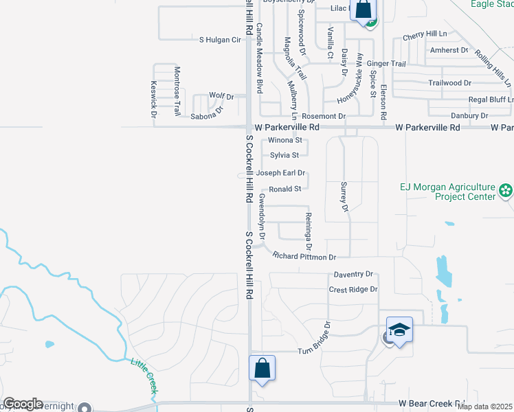 map of restaurants, bars, coffee shops, grocery stores, and more near 918-1298 S Cockrell Hill Rd in DeSoto