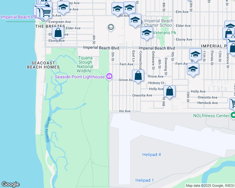 1394 California Street, Imperial Beach CA Walk Score