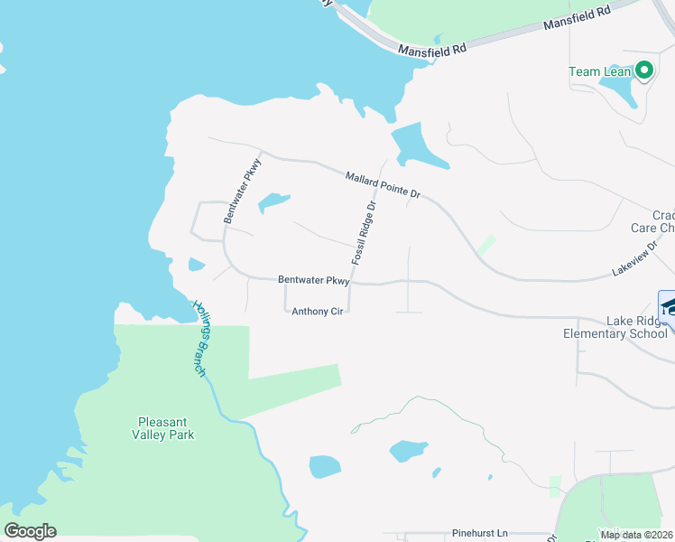 map of restaurants, bars, coffee shops, grocery stores, and more near 1008 Bentwater Parkway in Cedar Hill