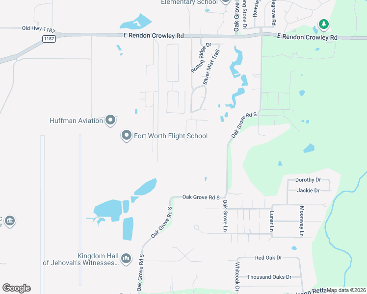 map of restaurants, bars, coffee shops, grocery stores, and more near 1201 Camden Yard Drive in Burleson