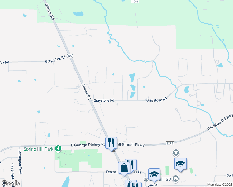 map of restaurants, bars, coffee shops, grocery stores, and more near 3804 Lavelle Court in Longview