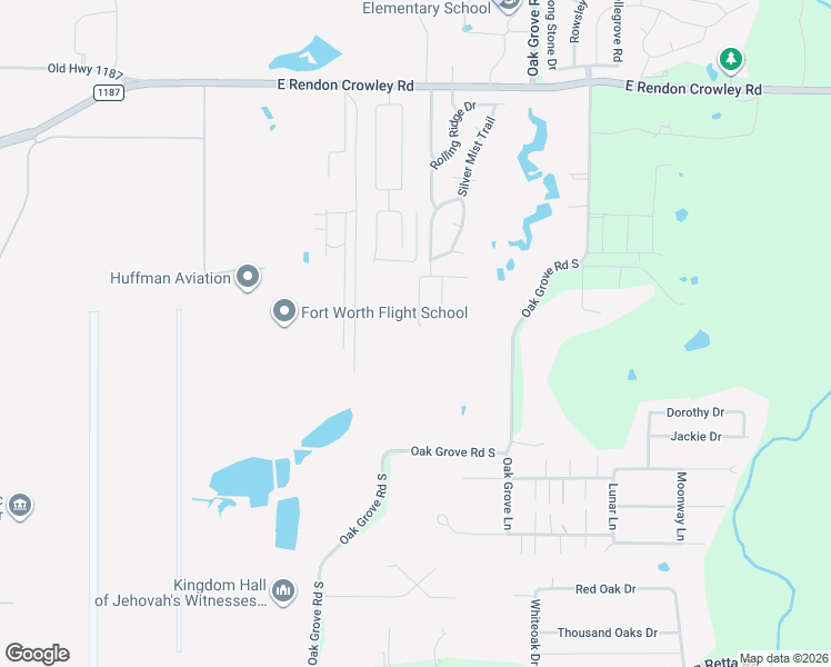 map of restaurants, bars, coffee shops, grocery stores, and more near 1201 Camden Yard Drive in Burleson