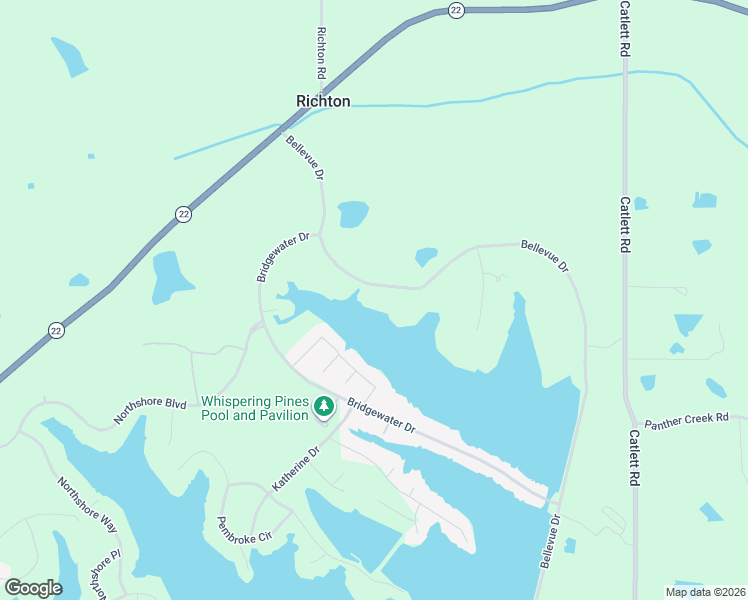 map of restaurants, bars, coffee shops, grocery stores, and more near 315 Bellevue Drive in Madison