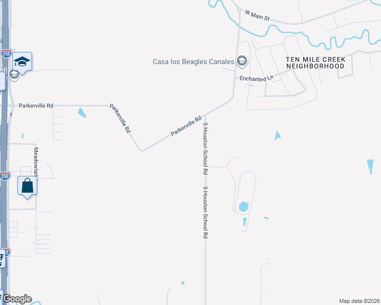 map of restaurants, bars, coffee shops, grocery stores, and more near 1201 S Houston School Rd in Lancaster