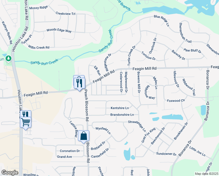map of restaurants, bars, coffee shops, grocery stores, and more near 306 Ashwood Drive in Bonaire