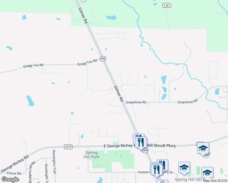 map of restaurants, bars, coffee shops, grocery stores, and more near 111 Blaine Trail in Longview