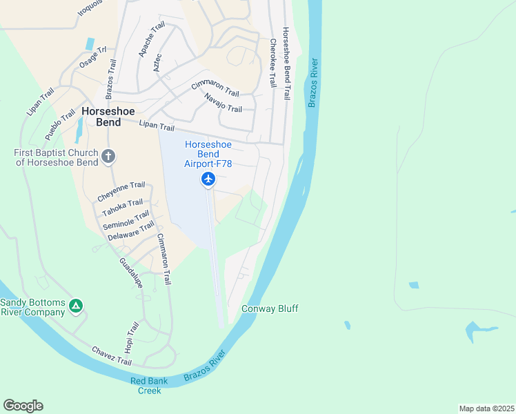 7168 Horseshoe Bend Trail, Horseshoe Bend TX Walk Score