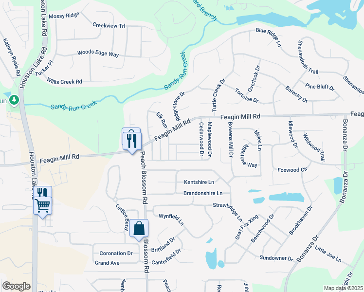 map of restaurants, bars, coffee shops, grocery stores, and more near 306 Ashwood Drive in Bonaire