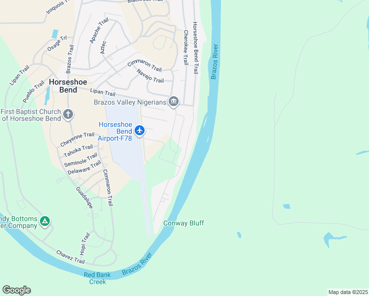 7168 Horseshoe Bend Trail, Horseshoe Bend TX Walk Score