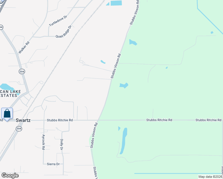map of restaurants, bars, coffee shops, grocery stores, and more near 2080 Stubbs Vinson Road in Monroe