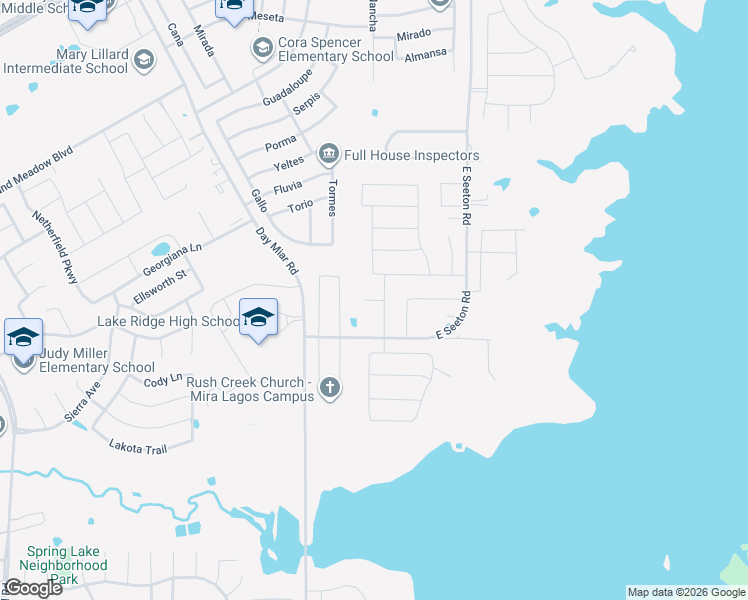 map of restaurants, bars, coffee shops, grocery stores, and more near 2975 Loch Circle in Grand Prairie