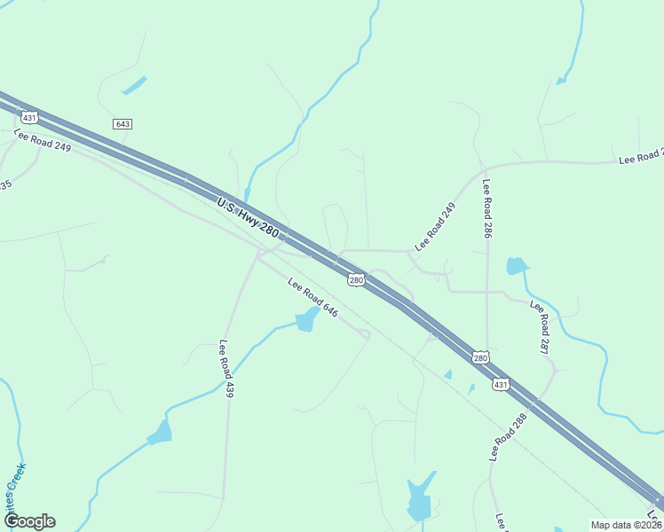 map of restaurants, bars, coffee shops, grocery stores, and more near 14338 Alabama 38 in Salem