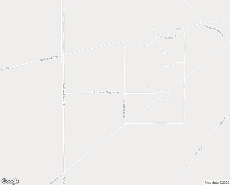 map of restaurants, bars, coffee shops, grocery stores, and more near East Crested Saguaro Lane in Pinal County