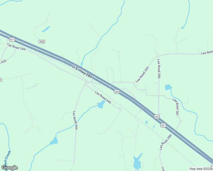 map of restaurants, bars, coffee shops, grocery stores, and more near 14338-14626 Highway 38 in Smiths Station