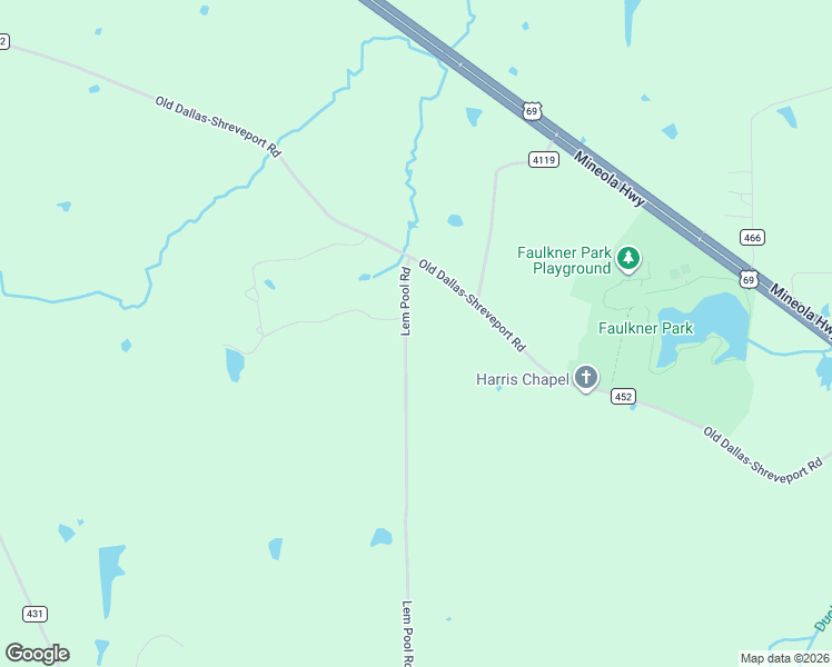 map of restaurants, bars, coffee shops, grocery stores, and more near 20800-21098 Lem Pool Road in Lindale