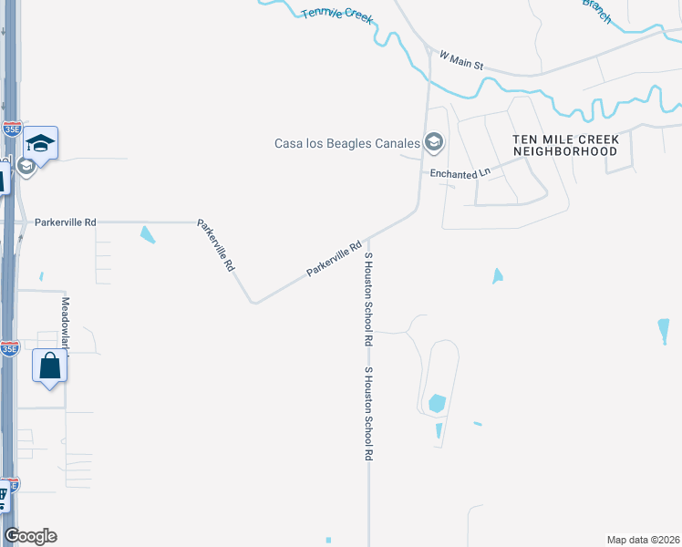 map of restaurants, bars, coffee shops, grocery stores, and more near 1201 South Houston School Road in Lancaster