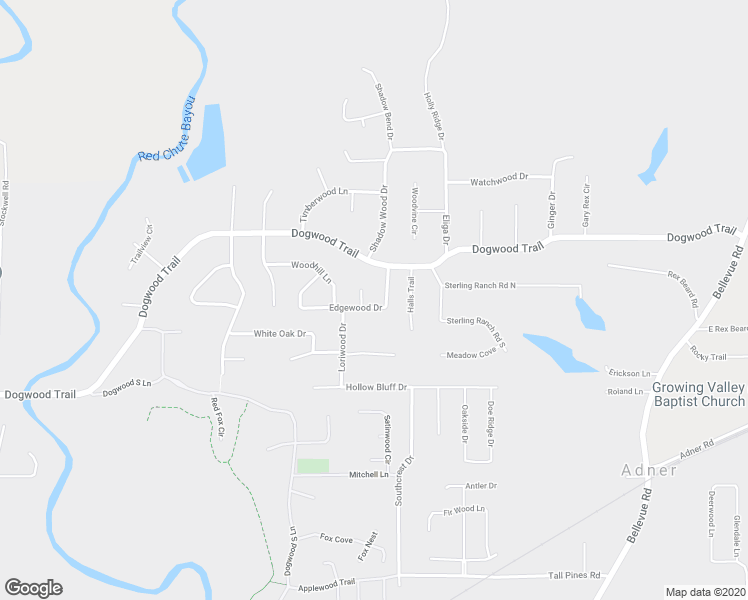 map of restaurants, bars, coffee shops, grocery stores, and more near 8705 Edgewood Drive in Haughton