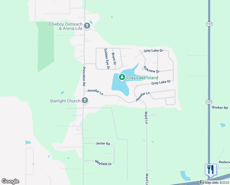 map of restaurants, bars, coffee shops, grocery stores, and more near 6815 Jennifer Lane in Princeton