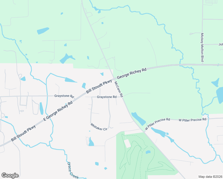 map of restaurants, bars, coffee shops, grocery stores, and more near 5908 McCann Road in Longview