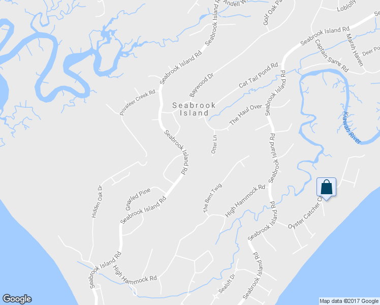 map of restaurants, bars, coffee shops, grocery stores, and more near 2629 Seabrook Island Road in Johns Island