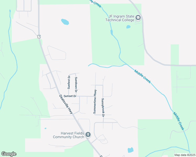 map of restaurants, bars, coffee shops, grocery stores, and more near 91 Summertime Parkway in Deatsville