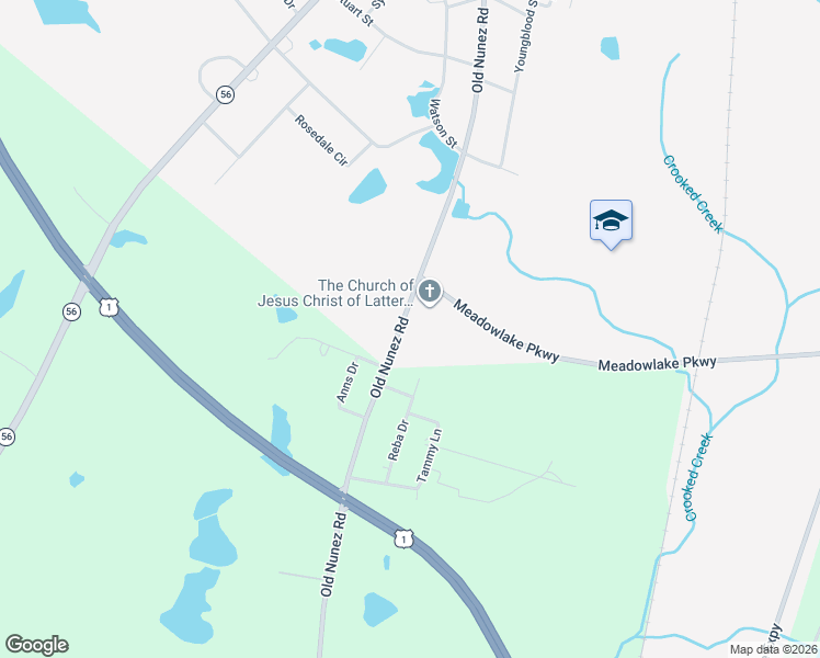 map of restaurants, bars, coffee shops, grocery stores, and more near 735A Old Nunez Road in Swainsboro