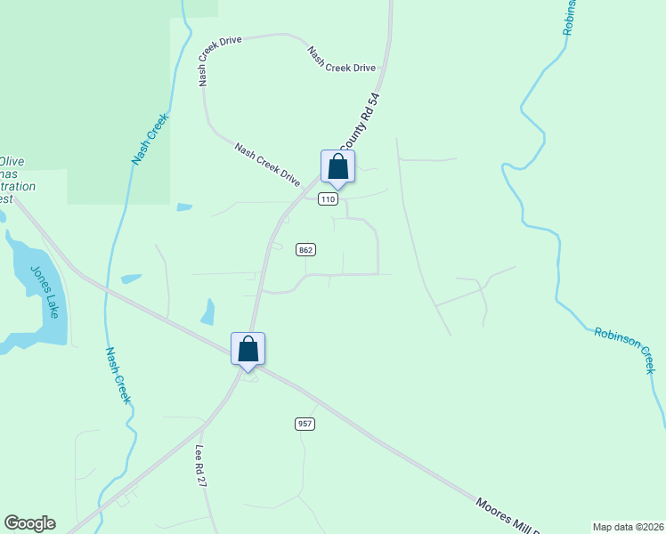 map of restaurants, bars, coffee shops, grocery stores, and more near 500 Lee Road 110 in Opelika