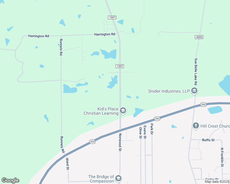 map of restaurants, bars, coffee shops, grocery stores, and more near 3315 Farm to Market Road 1997 in Marshall