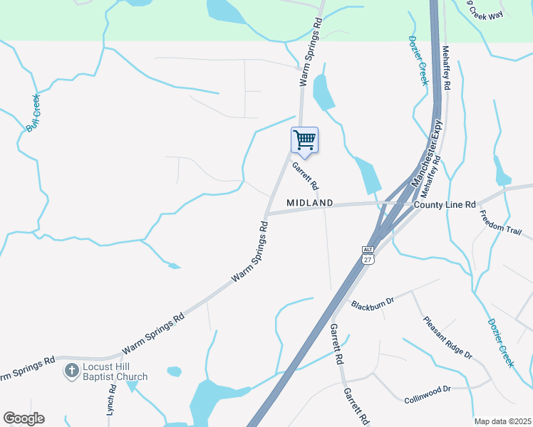 map of restaurants, bars, coffee shops, grocery stores, and more near 9050 Warm Springs Road in Columbus